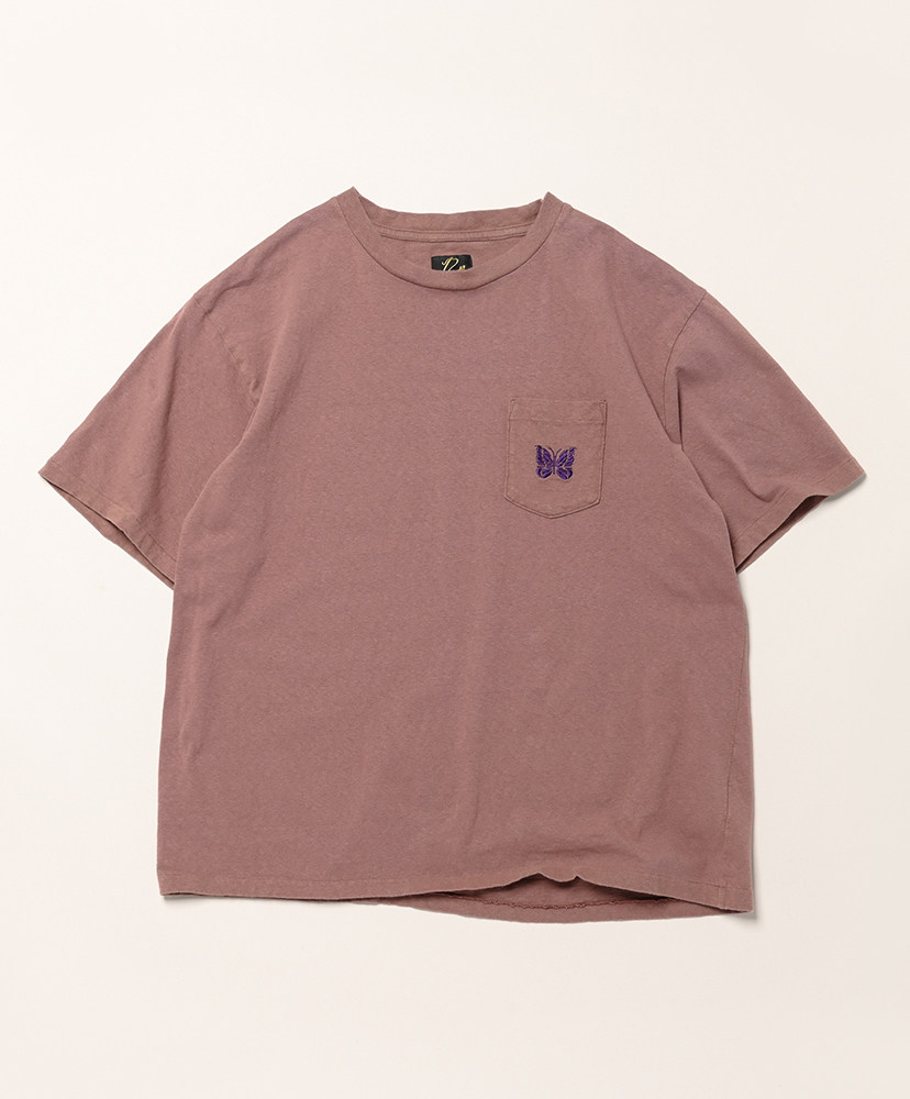 【代购】NEEDLES 26ss SS Pocket tee 棉质运动服面料口袋短袖T恤