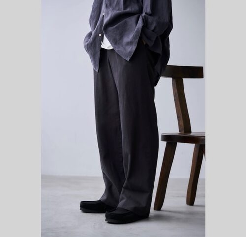 春夏新款丝光全棉面料直筒卡其裤