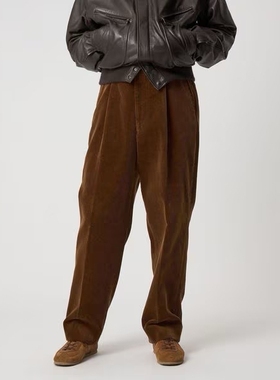 【代购】STEVEN ALAN 25aw Corduroy 1P slacks 灯芯绒单褶西裤