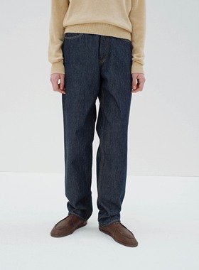 【代购】AURALEE 26ss Denim wide pant 定番强捻纱宽松牛仔裤