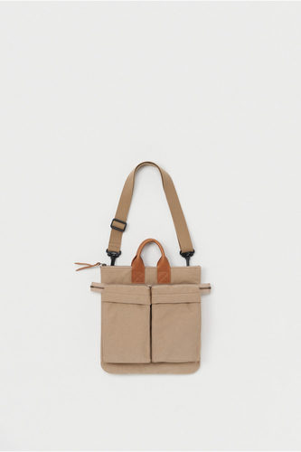 牛皮提手可拆卸斜挎头盔包