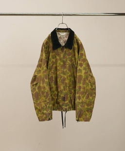 【代购】ANCELLM 26ss Camo zipup jacket A字剪裁迷彩工装夹克
