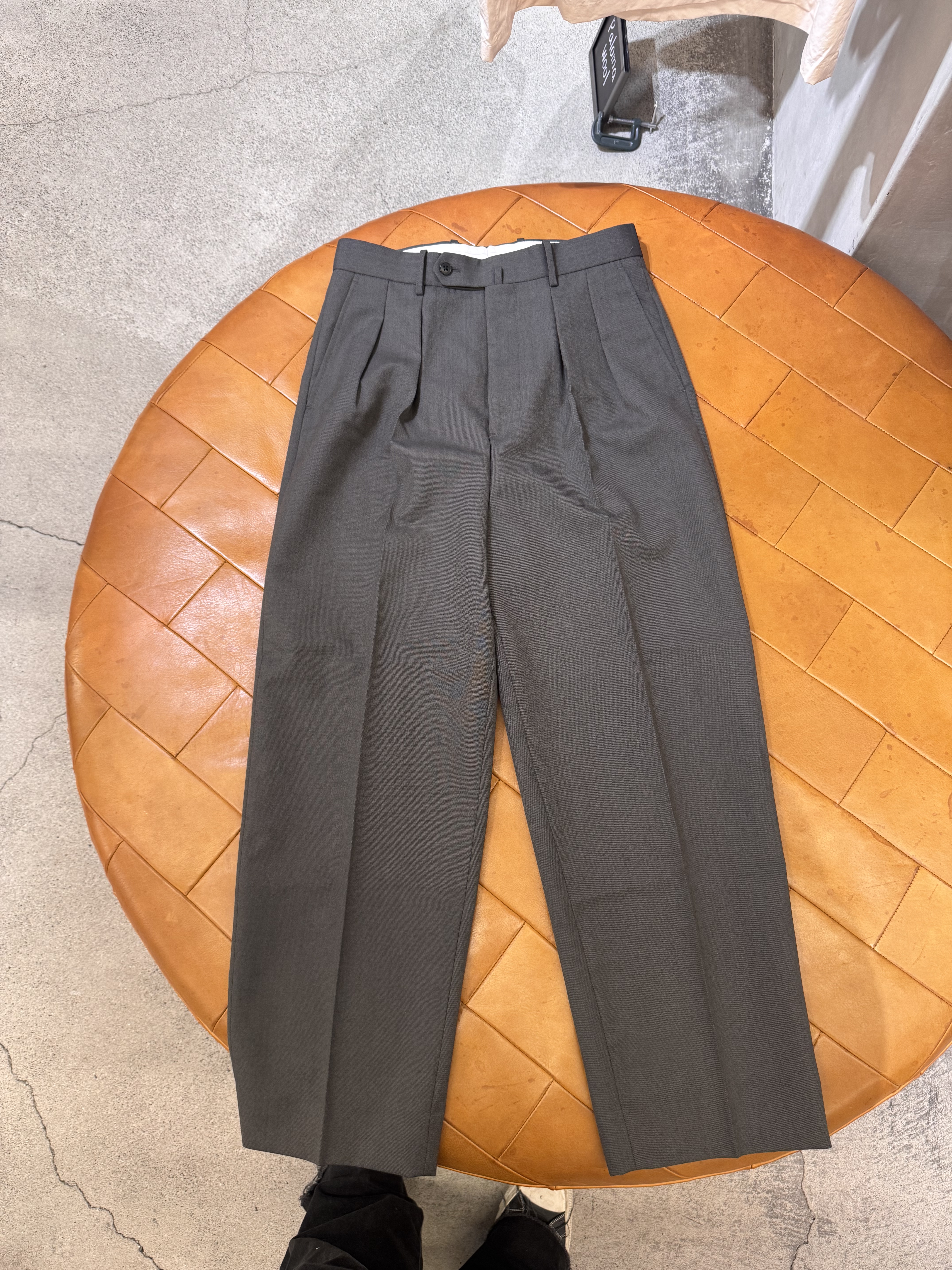 【6折】STEVEN ALAN 26ss 2P Dress trousers 全羊毛牛津纺西裤