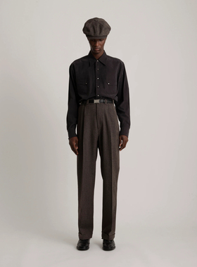 【代购】T.T Taigatakahashi 26ss Work trousers 羊毛美式工装裤