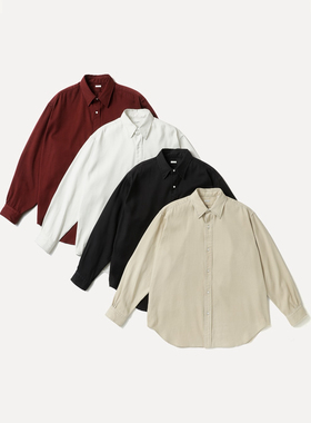 【代购】APRESSE 26ss Regular collar shirt 斜纹布尖领牛津衬衫