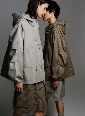 【代购】DAIWA PIER39 26ss 3D Pocket cargo short 轻薄格纹短裤