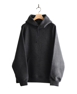 25aw COMOLI 代购 纯羊毛帽衫 felt parka Wool