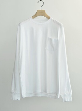 【代购】COMOLI 26ss Surplus ls t-shirt 口袋长袖T恤