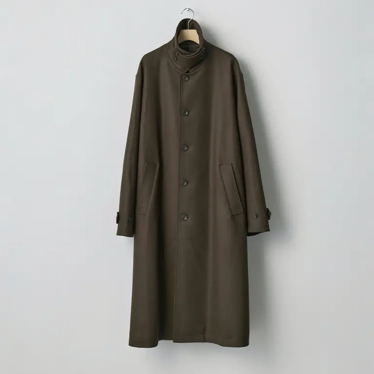 2/90梳毛羊毛巴尔马肯风衣夹克