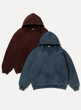 【代购】APRESSE 26ss Vintage hood sweat parka 复古做旧帽衫