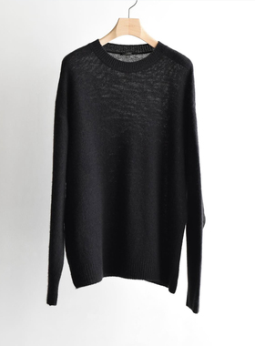 【代购】COMOLI 25aw Cashmere制品染 crewneck knit 圆领针织衫