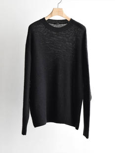 25aw COMOLI 代购 圆领针织衫 crewneck knit Cashmere制品染