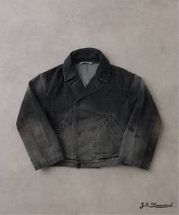 【代购】JS HOMESTEAD 26ss Denim jacket 水洗做旧牛仔夹克