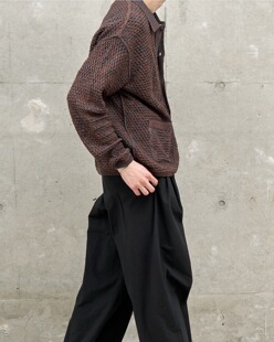 26ss YOKE 代购 棉线网眼针织开衫 shirt cardigan Knit