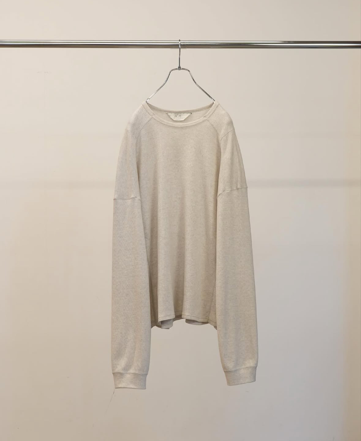 【代购】ANCELLM 26ss Waffle crewneck 华夫格长袖圆领T恤,男装,T恤,淘宝优惠券,粉丝福利购,淘宝优惠卷