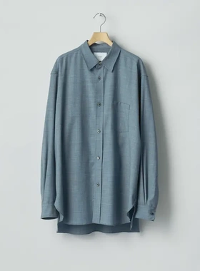 【代购】SSSTEIN 26ss Placket shirt super100全羊毛廓形衬衫