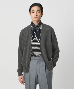 【代购】BATONER For UA Summer knit cardigan 人字纹针织开衫