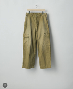 25aw SSSTEIN 代购 裤 trousers 硫化染色做旧工装 Vintage