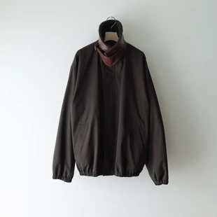 26ss Mouton collar jacket SSSTEIN padded 皮草领棉服 代购