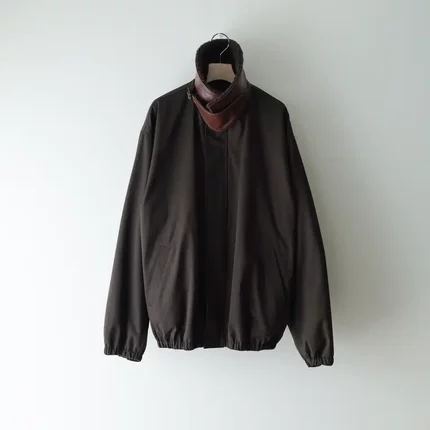 【代购】SSSTEIN 26ss Mouton collar padded jacket 皮草领棉服