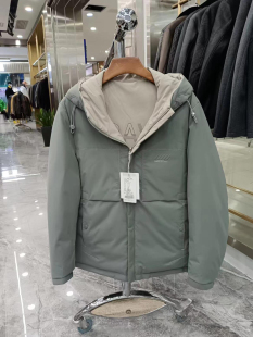 双面可穿！外贸工厂撤柜订单 冬季连帽男士薄款羽绒服加厚外套