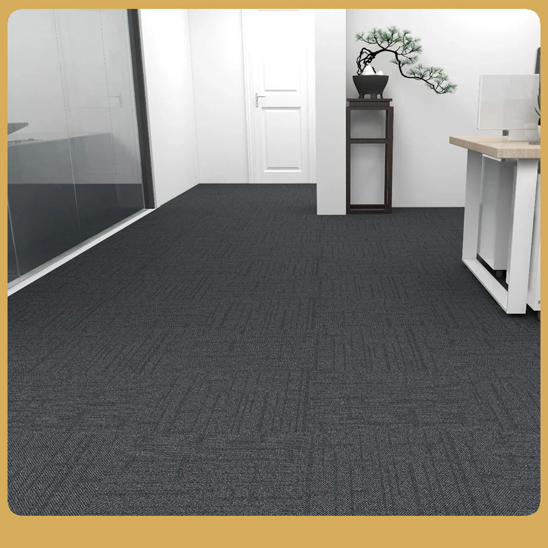 办公室拼接方块毯商用满铺地垫大面积水泥地面直接铺台球厅地毯