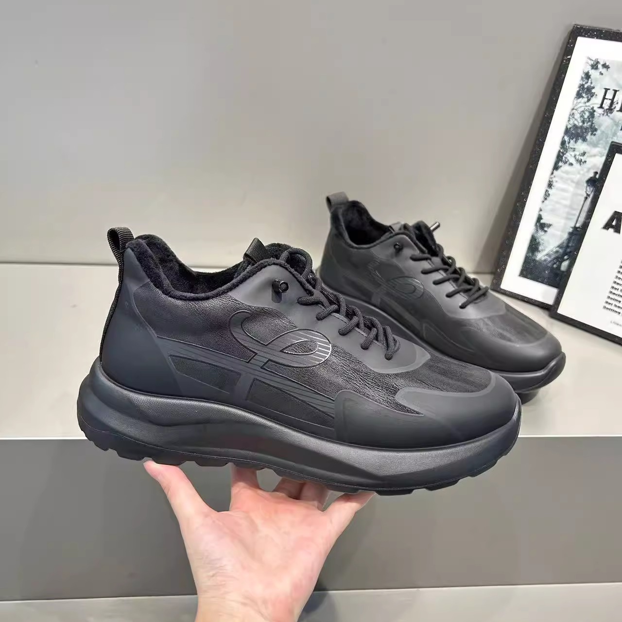 【支持退换】2025冬季新款加绒运动休闲鞋P7813MP 11.4