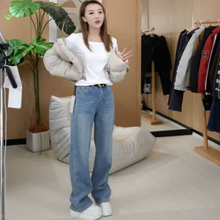 【NO退NO换】2025新款冬季密密绒弹力阔腿裤70373-1TWX 2.4