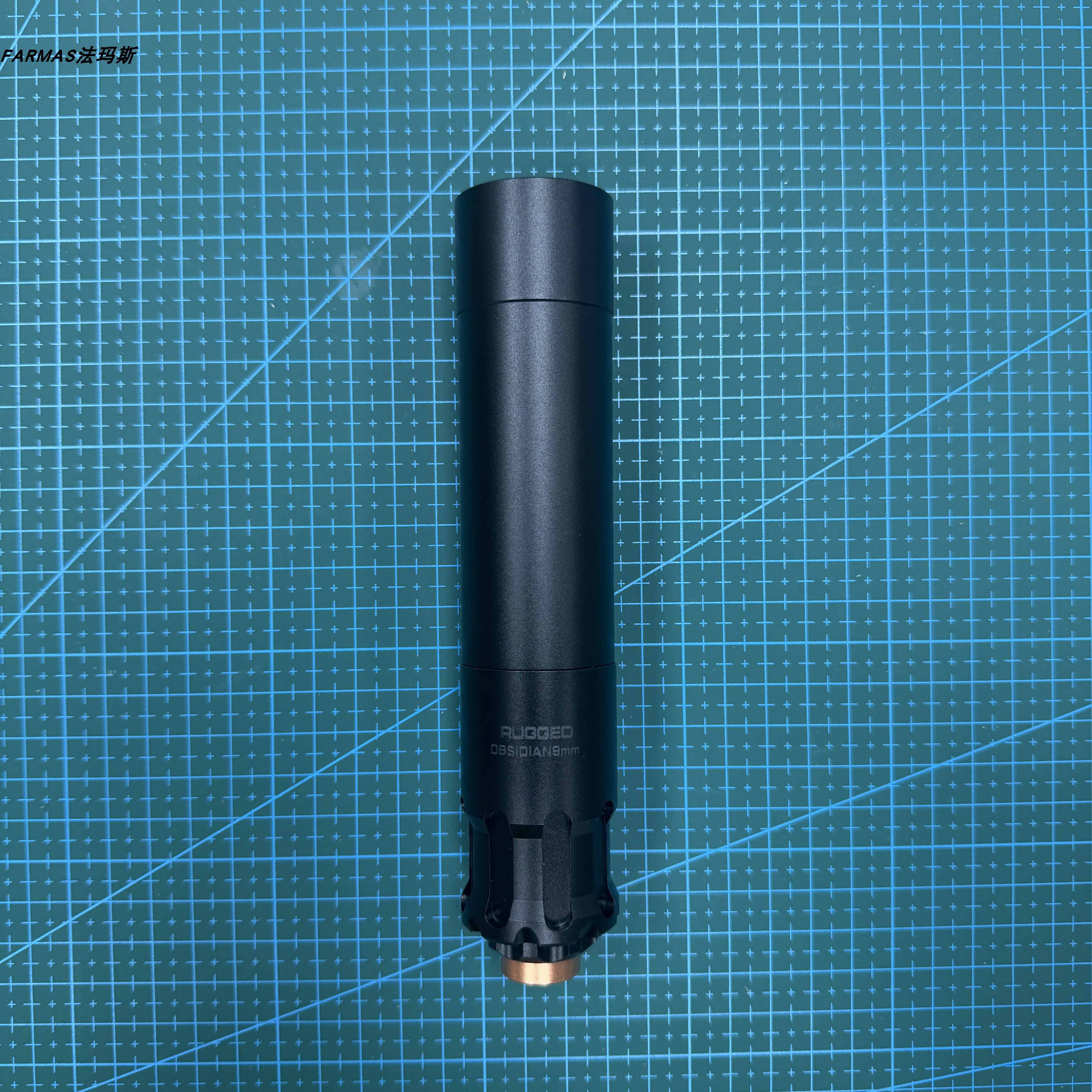 法玛斯工業 黑曜石装饰消 RUGGED Obsidian9金属消音器14逆牙通用