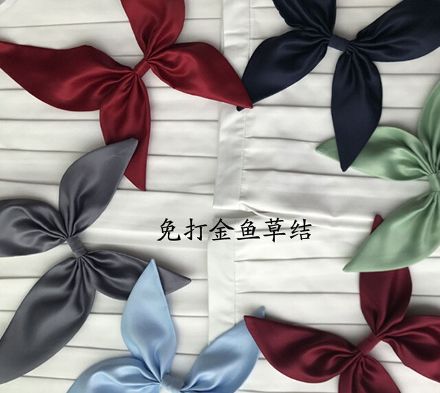 百搭金鱼草结日本校服JK制服水领结