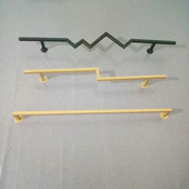 修货架壁挂式 铁艺服装 店装 架女装 正挂衣服架 店展示架衣服上墙服装