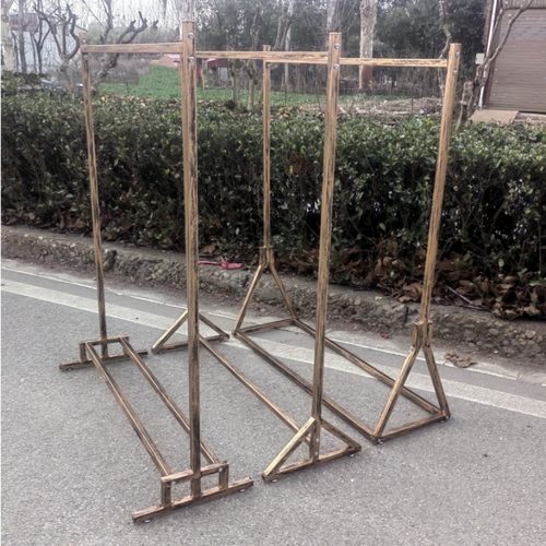 服装店家用落地单杠挂衣架不生锈