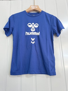 W86原单男女童短袖 T恤纯棉休闲宽松短款