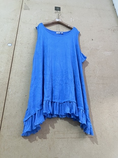 W119外贸原单女款 背心裙休闲宽松 春款