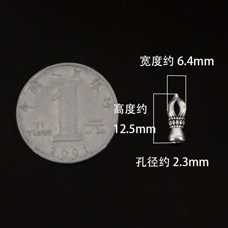 藏式文玩佛珠子弟珠手串饰品侧挂金刚铃杵配件dy金刚星月百香配饰图片