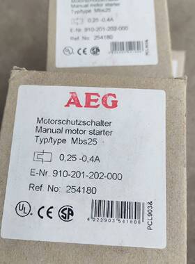 议价全新原装正品德国AEG电机开关 Mbs25  0.25-0.