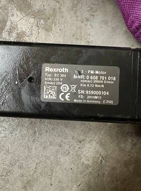 议价Rexroth /力士乐拧紧枪电机  EC304 SZ4