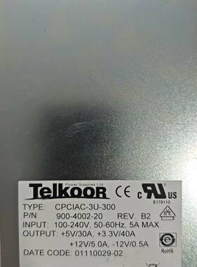 议价Telkoor CPCIAC-3U-300电源，P/N:90
