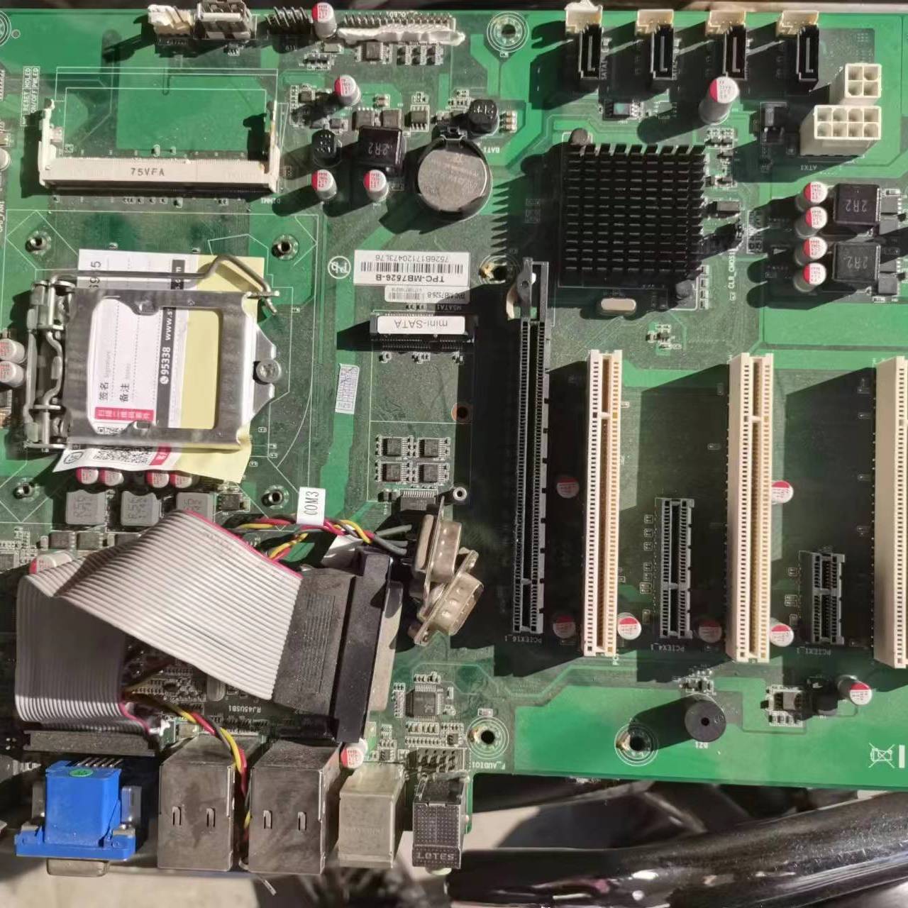 议价原装拆机双网卡工业设备主板 TPC-MB7526-B