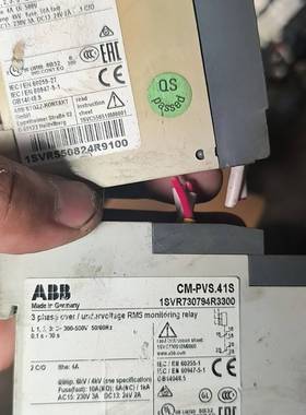 议价ABB继电器，CM-PVS.41S，CMPFE，烧坏，两个一