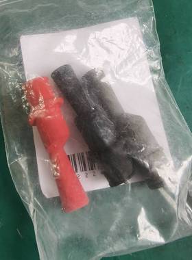 议价福禄克手持示波器用鳄鱼夹，红色黑色灰