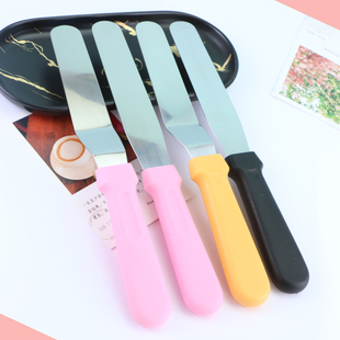 加厚不锈钢生日奶油蛋糕裱花抹刀烘焙小抹刀调色刀商用裱花刀刮刀