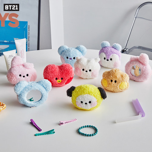 BT2123TWINKLE毛绒化妆镜