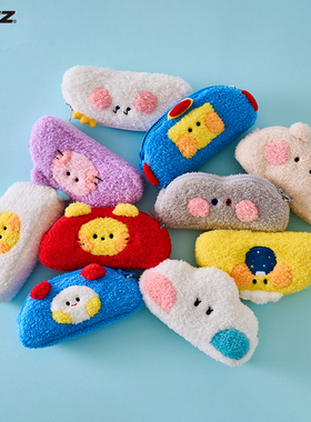 TRUZ minini新学期系列毛绒笔袋学习用品 LINE FRIENDS 连我朋友