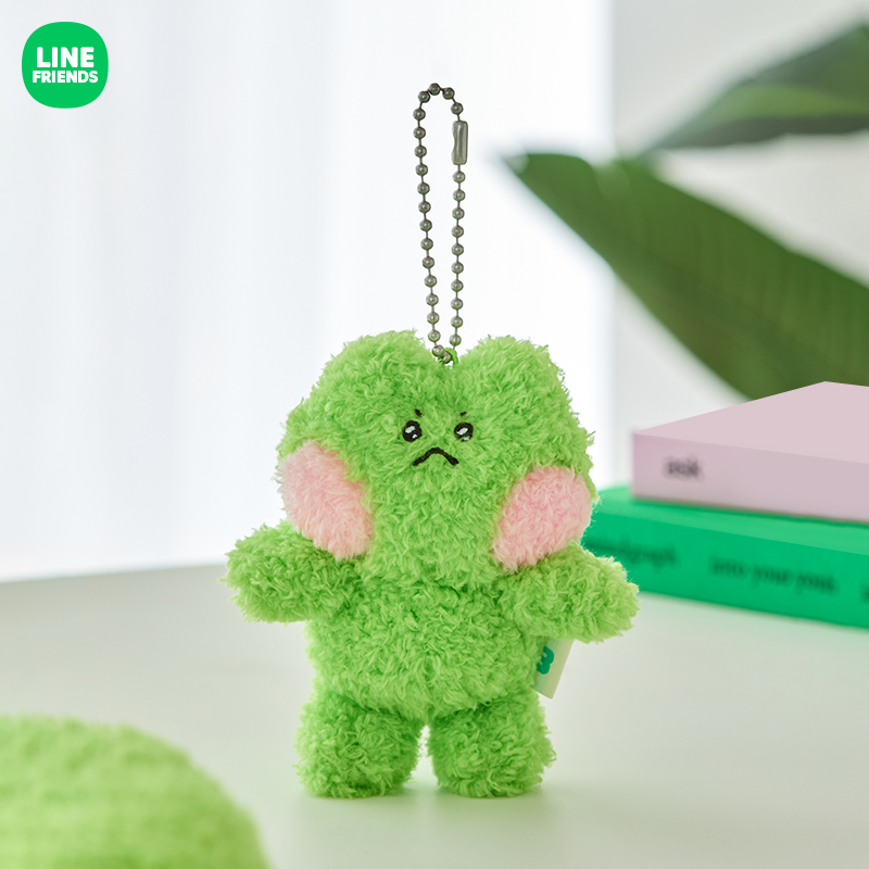 LINE FRIENDS 连我朋友 CHEER-UP lenini系列毛绒玩偶钥匙扣包挂