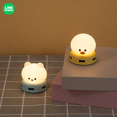 LINE FRIENDS连我朋友 minini系列USB扩展器转换头可爱快充排插板