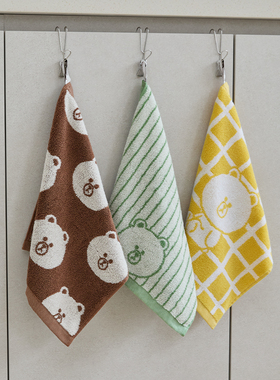 LINE FRIENDS with SONGWOL TOWEL 擦手巾 挂式可爱卡通布朗