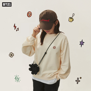 BT21 BASIC 系列卫衣春秋穿搭卡通印花卫衣LINE FRIENDS 连我朋友