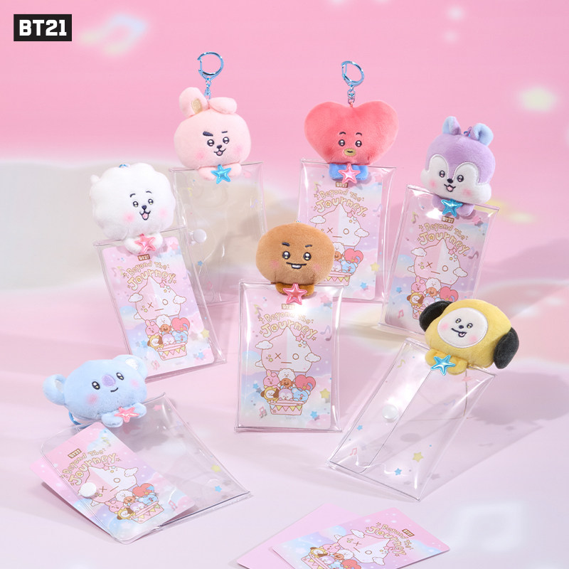 BT21 BEYOND THE JOURNEY 系列毛绒零钱包钥匙扣 LINE FRIENDS