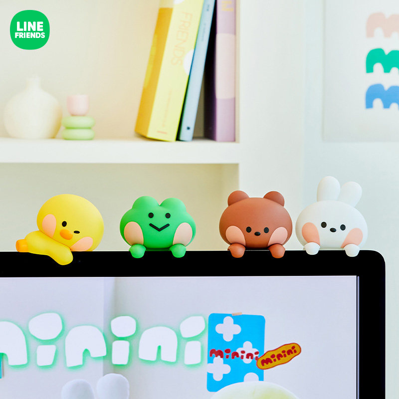 LINE FRIENDS连我朋友 minini显示器摆件MBTI周边摆件,模玩/动漫/周边/娃圈三坑/桌游,动漫手表/项链/饰品,淘宝优惠券,粉丝福利购,淘宝优惠卷